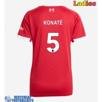 Liverpool Ibrahima Konate #5 Replica Home Shirt Ladies 2025-26 Short Sleeve